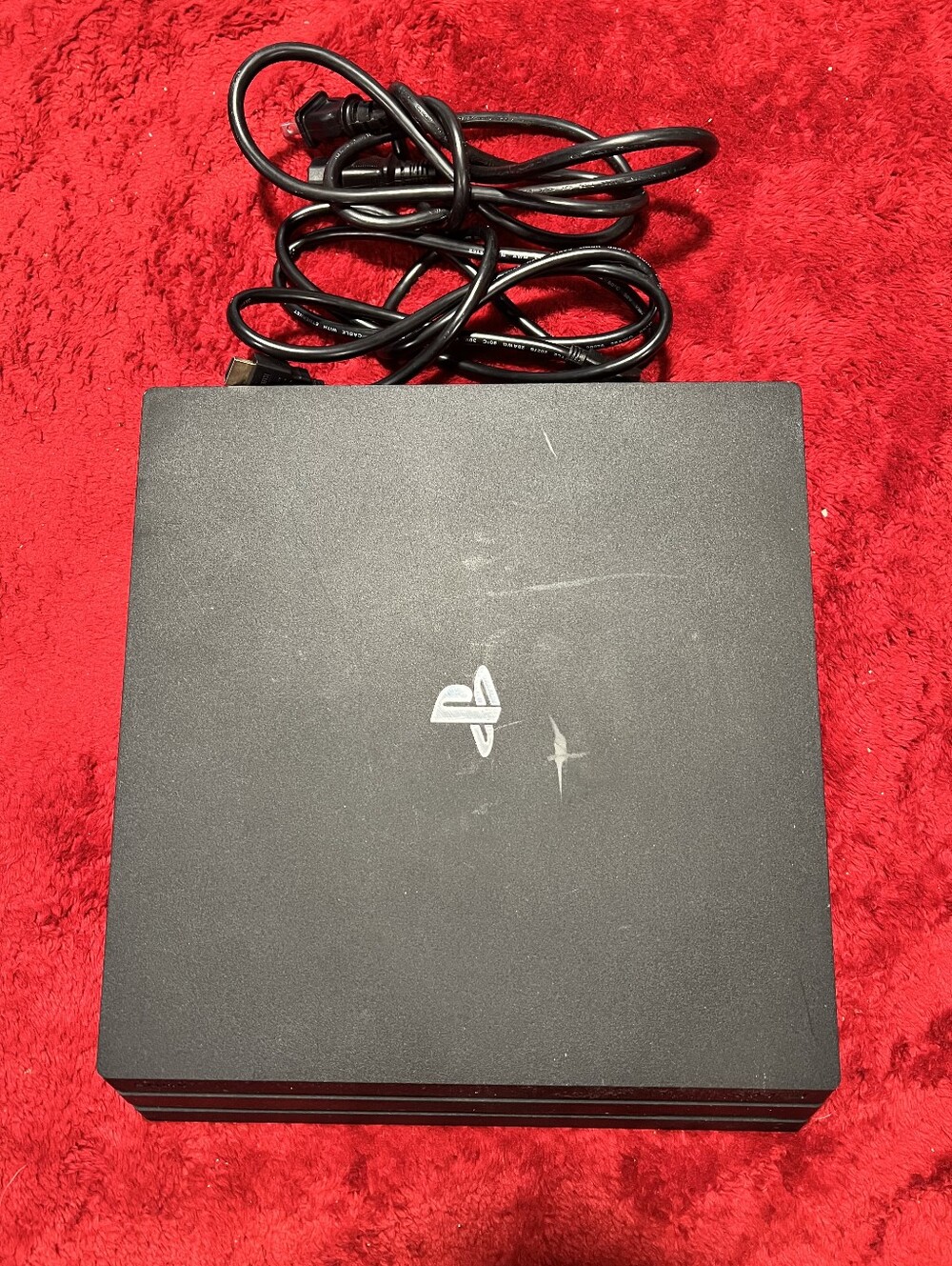 Sony PlayStation 4 Pro Slim Black Console - Power & HDMI Cables Included